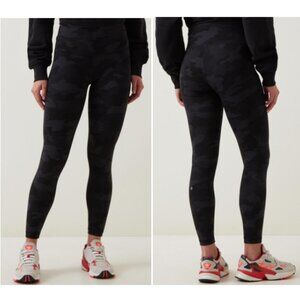 LULULEMON Wunder Train High-Rise Leggings in Black Camo - 10